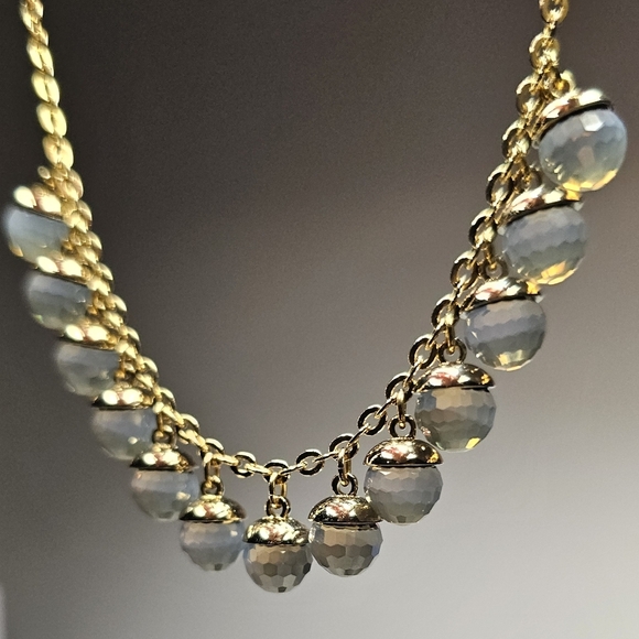 🇦🇹 Swarovski Crystal Beads Gold-Plated Necklace - Picture 9 of 16